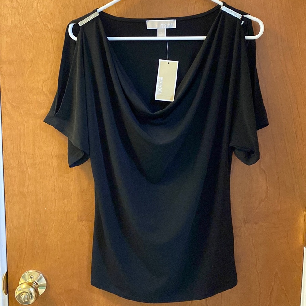 Michael Michael Kors Open Shoulder Top